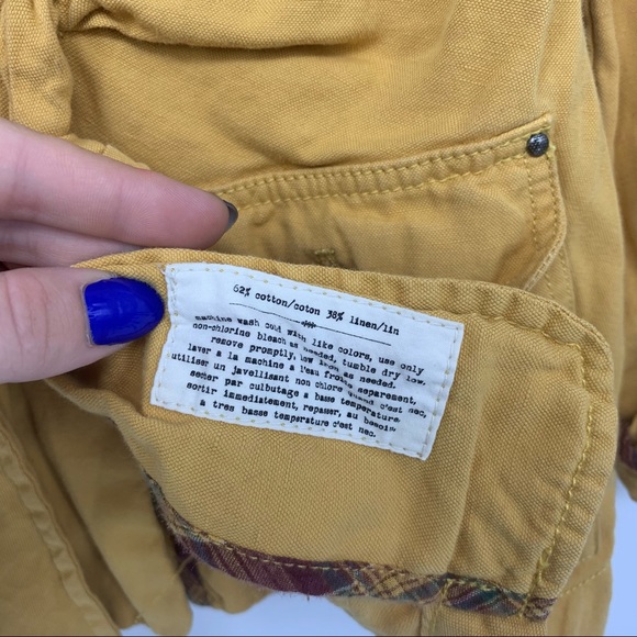 Cartonnier Yellow Nepal Safari Utility Jacket SZ 4 - Picture 13 of 14